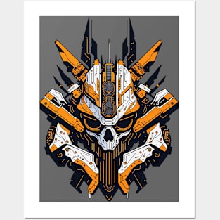 Mecha Skull S01 D26 Posters and Art